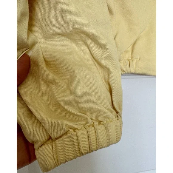 Vintage Polo Ralph Lauren Made In USA Men's Harrington Zip Yellow Jacket Size XL